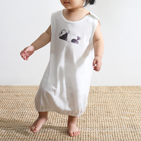 Bamboo Airy Sleepsuit (panda)