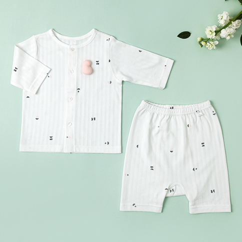 Bamboo Mesh Hugbee Baby 3/4 Sleeve Set