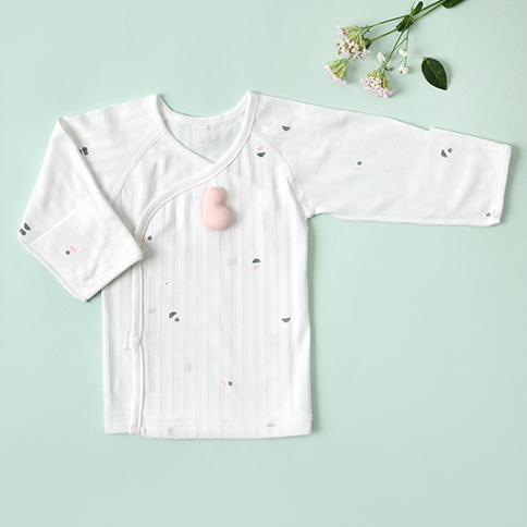 Bamboo Mesh Hugbee Baby Side Snap Shirt
