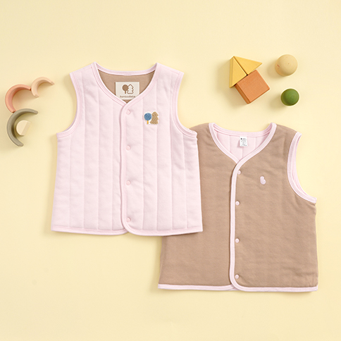 Bamboo Village Cozy Reversible Vest_Forest<br/>(12~36Months)