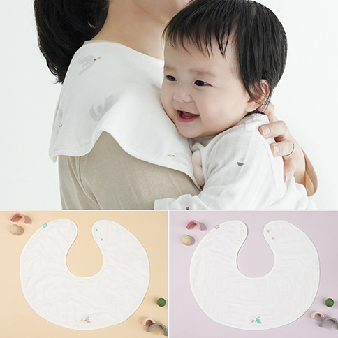 Bamboo Village Gauze Cape Style Burp Cloth 