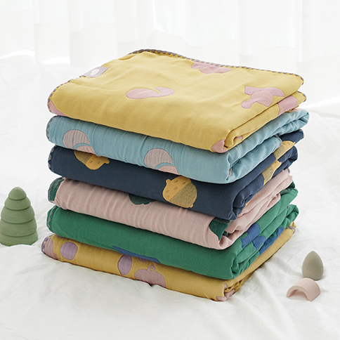 Bamboo Village Jacquard Blanket_S (100*65)