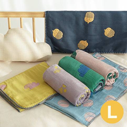 Bamboo Village Jacquard Blanket_L (130*100)