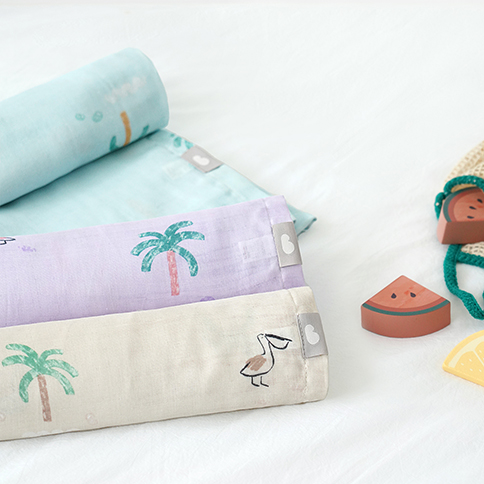 Bamboo Jungle Gauze Blanket