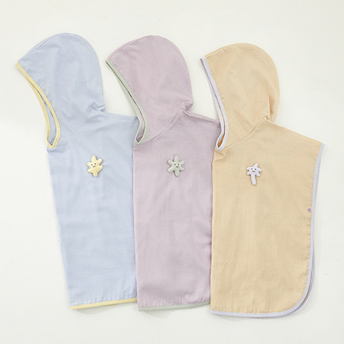 Bamboo Jungle Gauze Hooded Poncho Towel