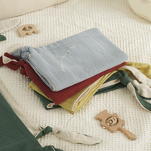 Bamboo Crinkle Gauze Multi-Use Blanket_S (50x70)