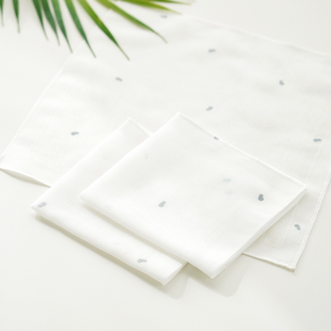 Bamboo Signature Easy Gauze Handkerchief 10pcs