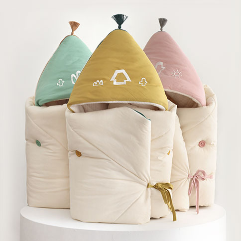 Bamboo Baby Village Swaddle Wrap Blanket