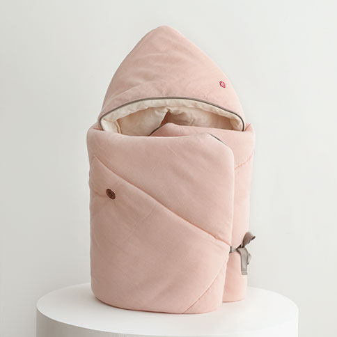 Bamboo Baby Gauze Swaddle Wrap Blanket (Pink)