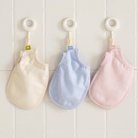 BambooPocket Reversible Wash Mitt+Body Soap Set