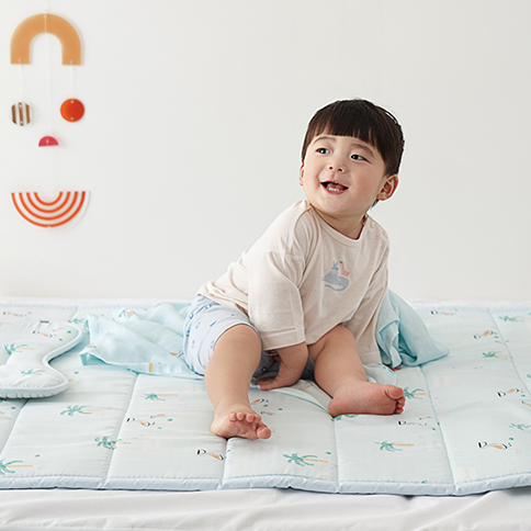 Bamboo Jungle Reversible Cooling Mat_B(L) (90x140cm)