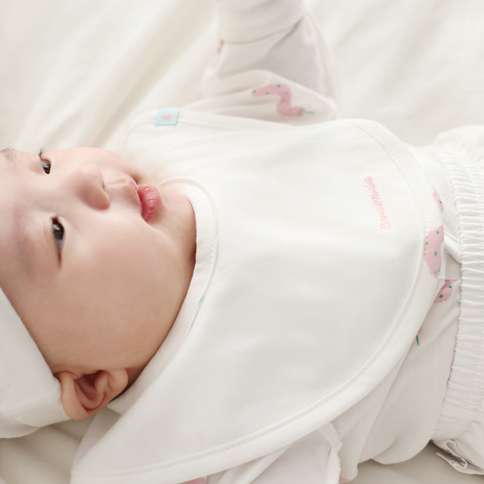 Bamboo Soft Snakie Baby Reversible Bib