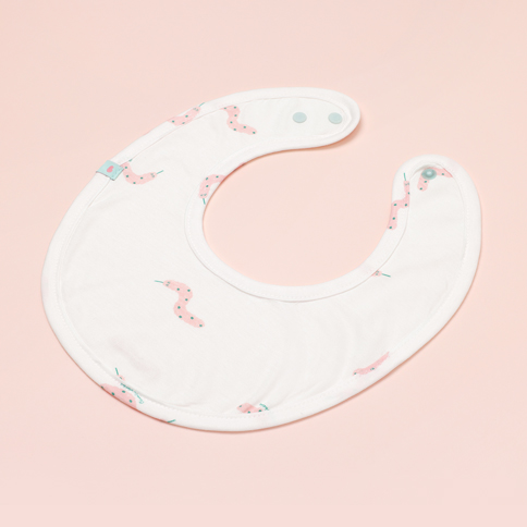 Bamboo Soft Snakie Baby Reversible Bib