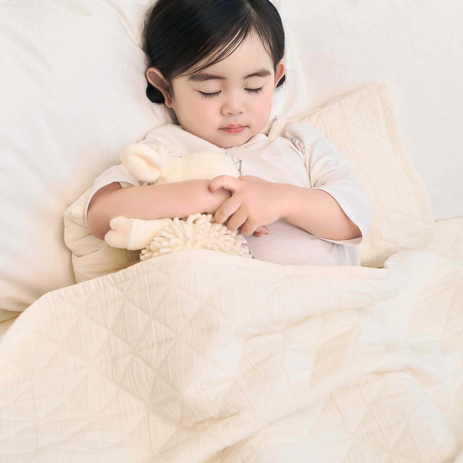 Bamboo Cozy Gauze Quilted Bedding Set_B(L) [Comforter+Pillow Cover]