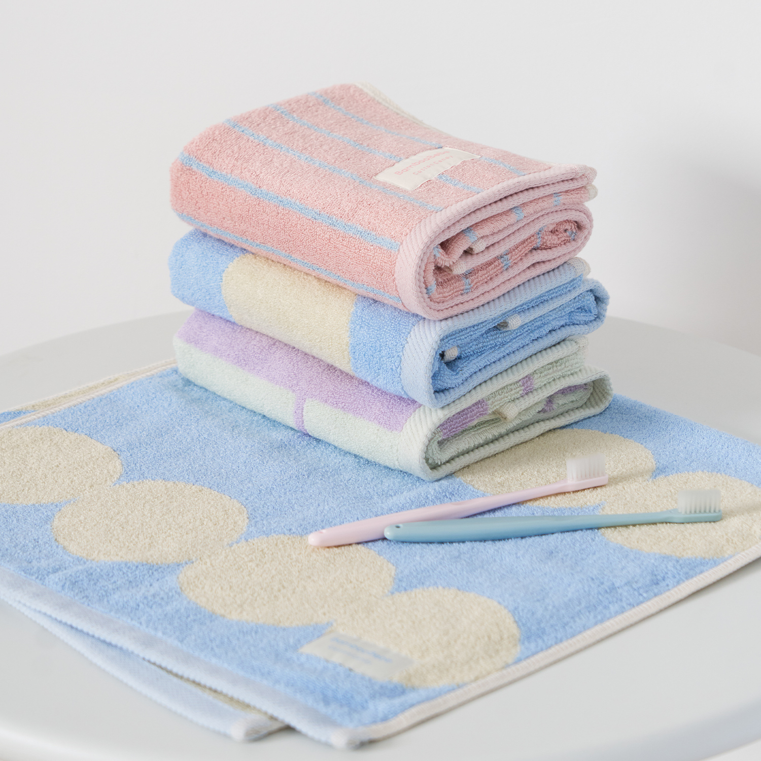 Bamboo Candy Floss Hand Towel