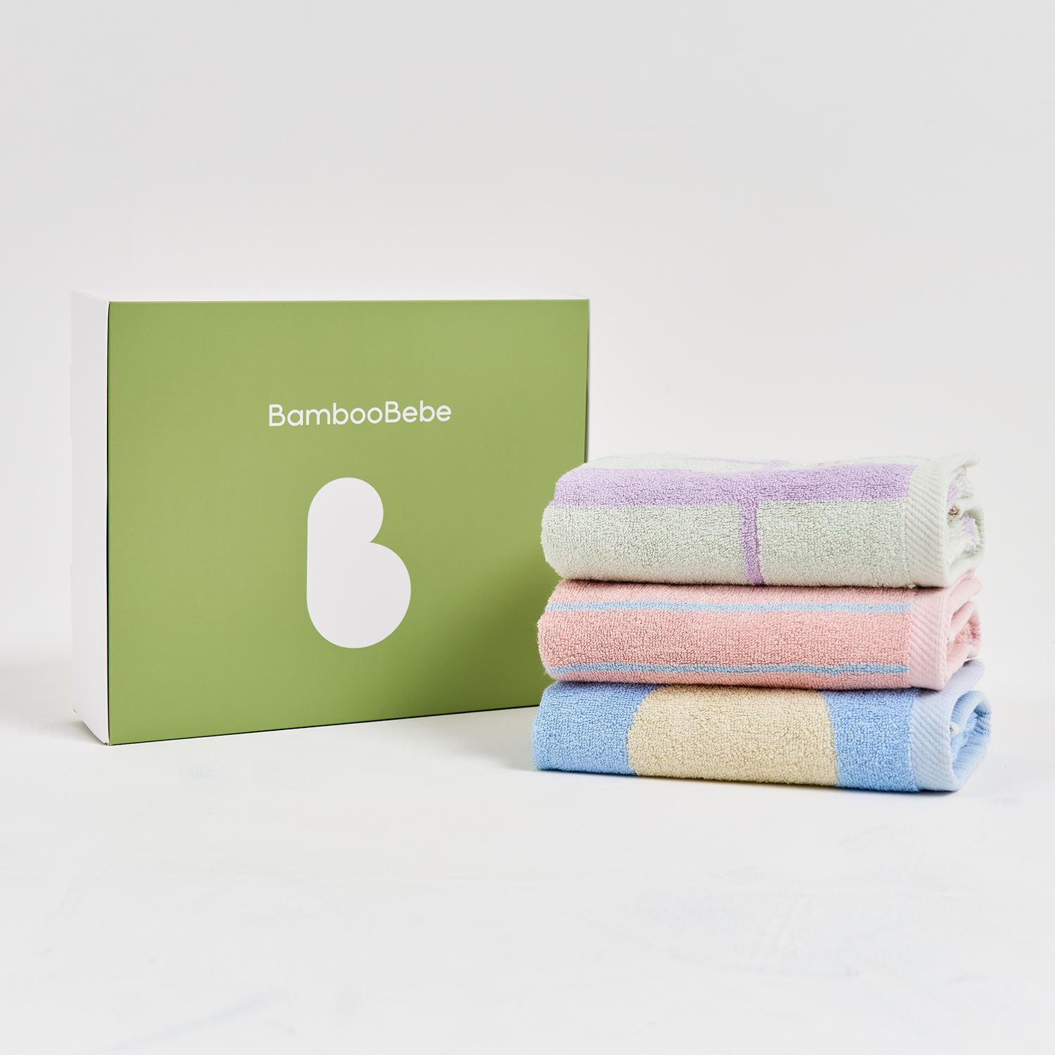 밤부 코튼캔디 세면타올 3종세트