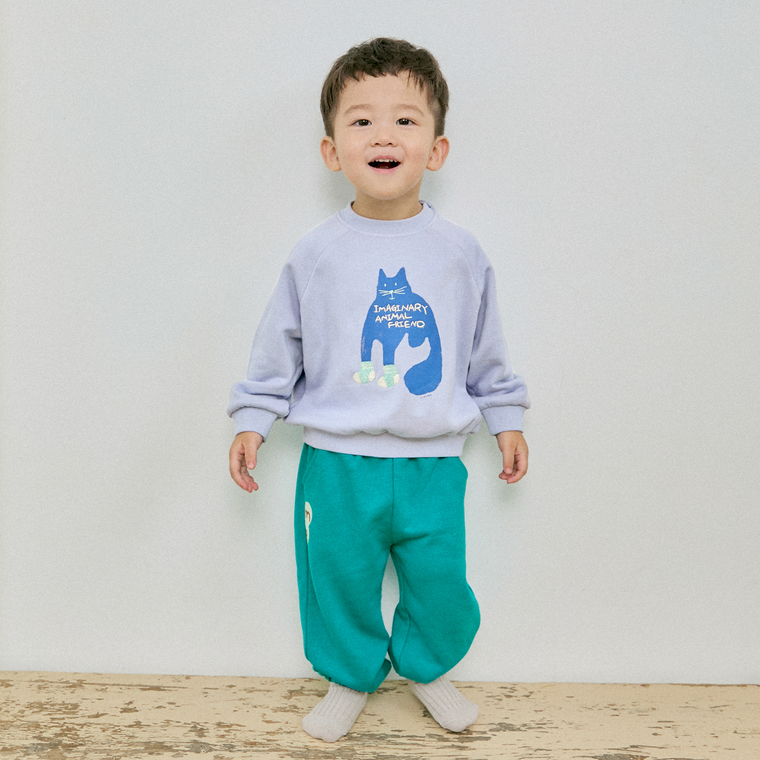 판타주 루즈핏 나그랑 맨투맨 세트