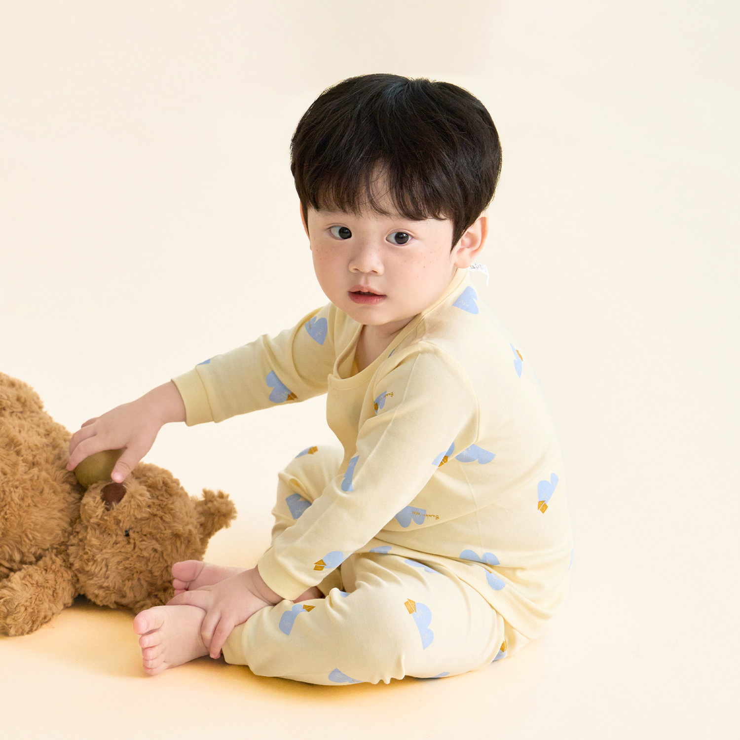 Bamboo Mountain Village Easy On&Off Long Sleeve Set(3M~3Y)