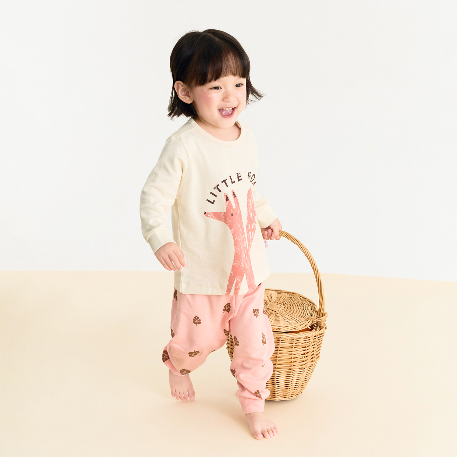 Bamboo Little Fox Long Sleeve Set(3M~3Y)