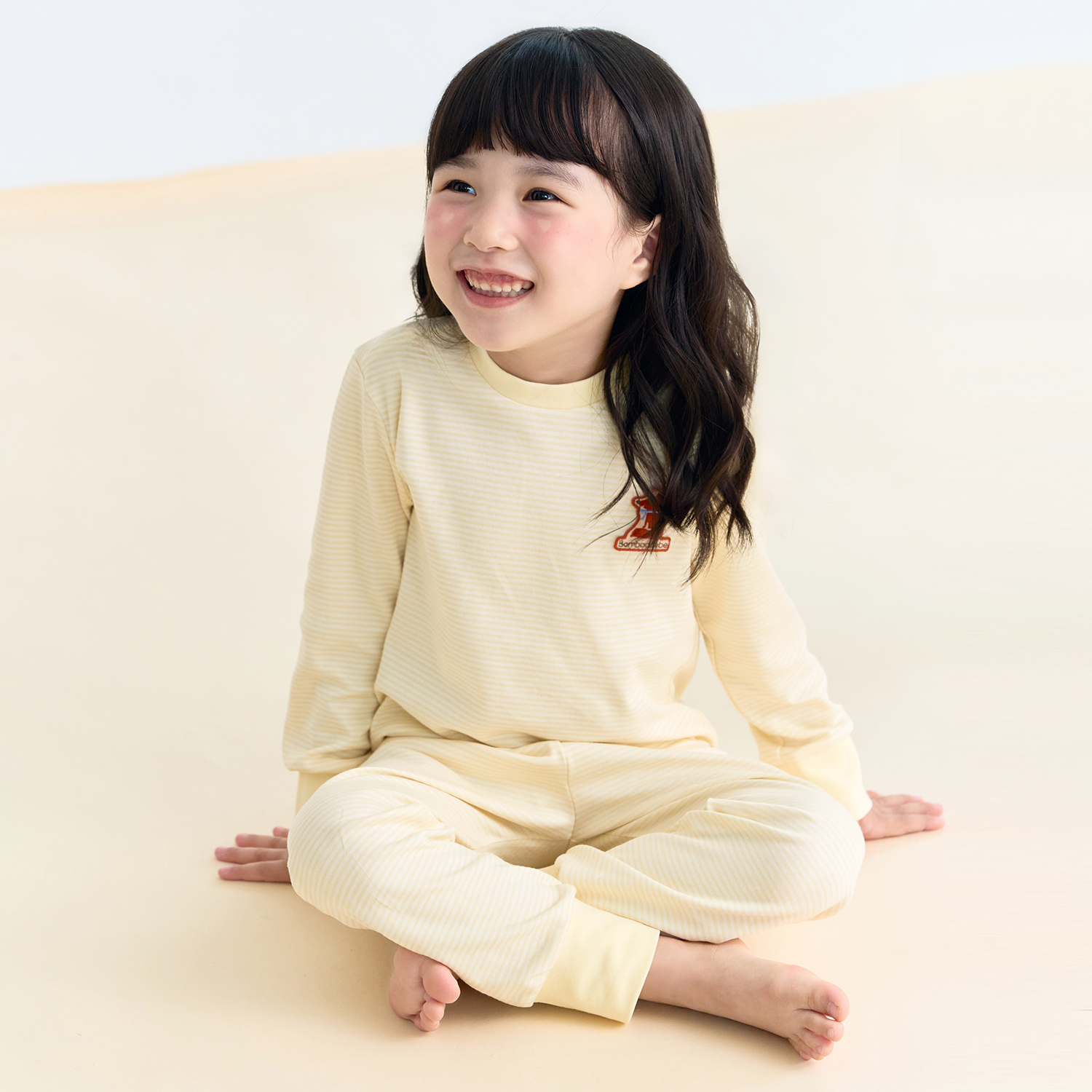 Bamboo Fox Striped Long Sleeve Set(3~8Y)