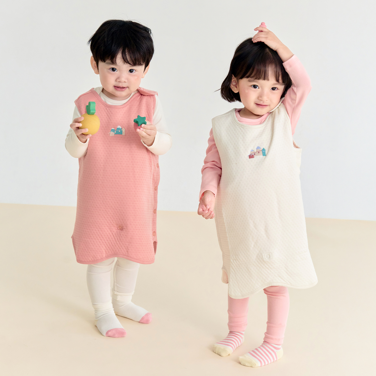 Bamboo Mountain Village Sleep Vest(0~36M)