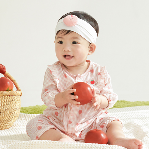 Bamboo Airy Tomato Baby Romper