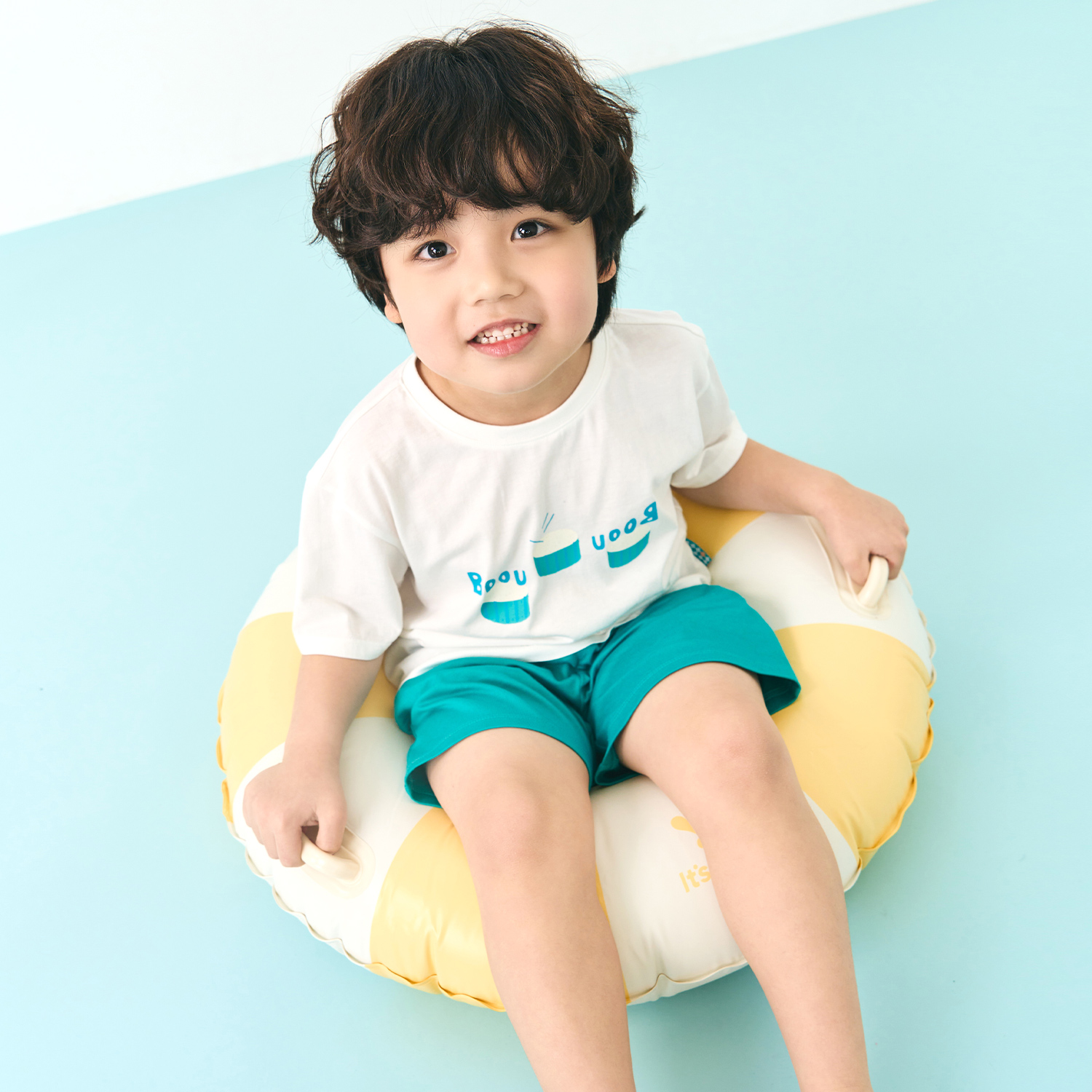 Bamboo Circus Short Sleeve Set_Drum(12M~8Y)
