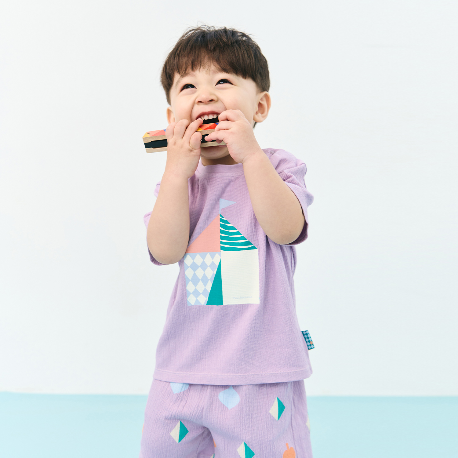 BambooWrinkle Circus Short Sleeve Set_Circus Tent(12M~8Y)