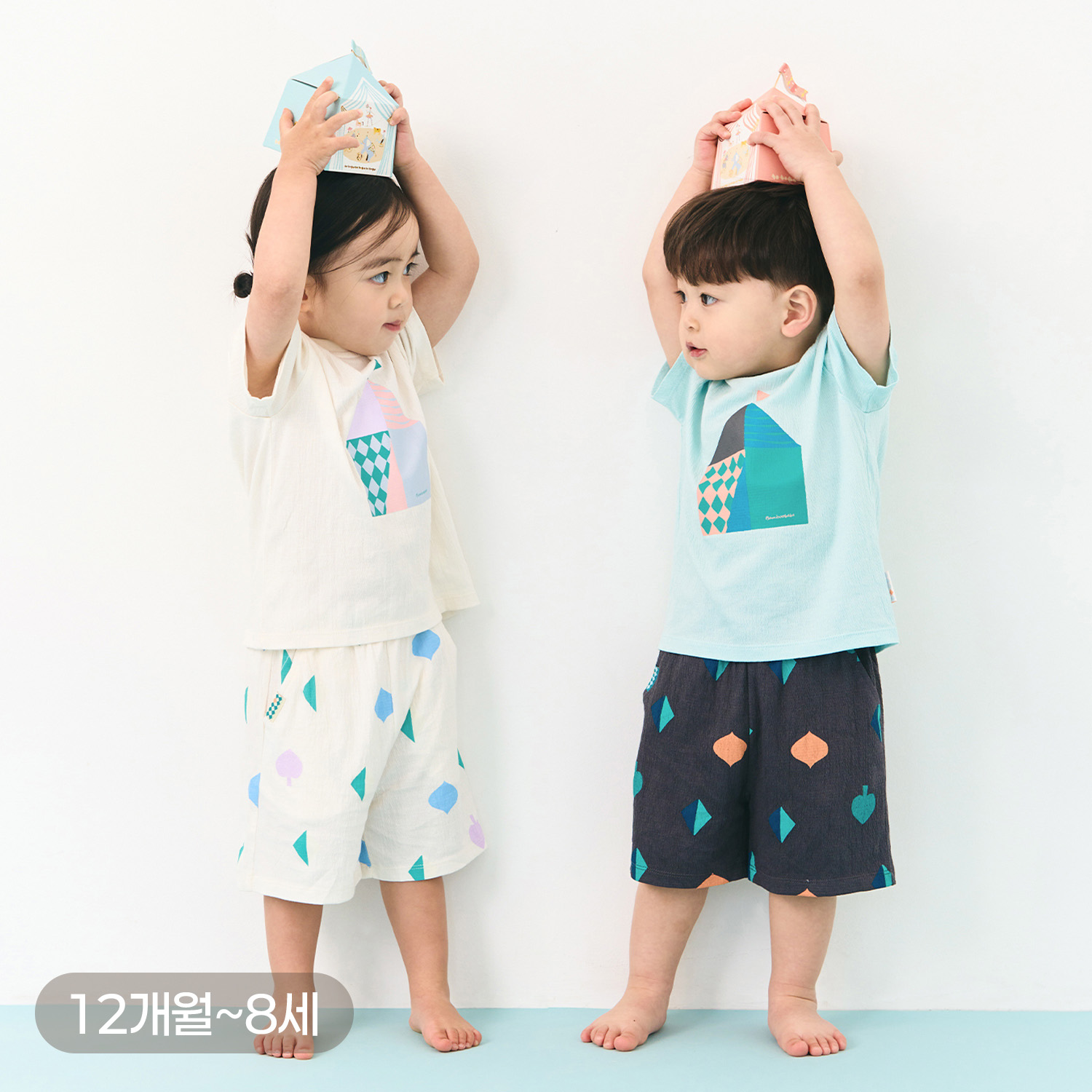 BambooWrinkle Circus Short Sleeve Set_Circus Tent(12M~8Y)