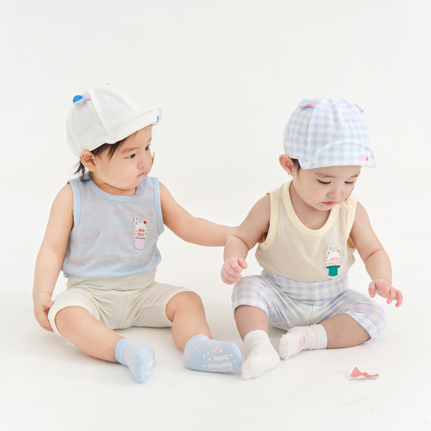 Bamboo Circus Knee Length Baby Leggings 2PACK