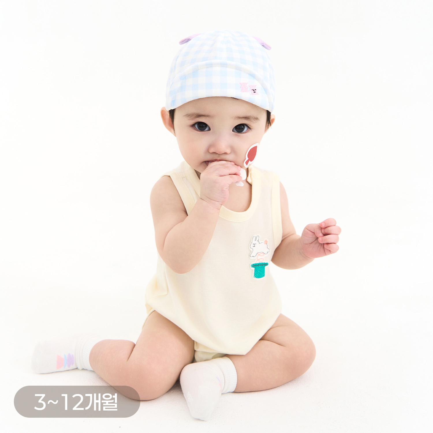 BambooCool Circus Sleeveless Baby Bodysuit
