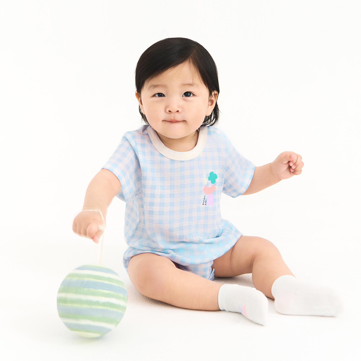 Bamboo Airy Circus Short Sleeve Baby Bodysuit